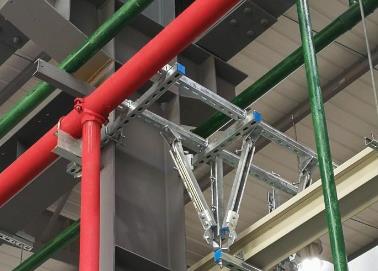 伊通该抗震支架的整体式支吊架结构协调性好